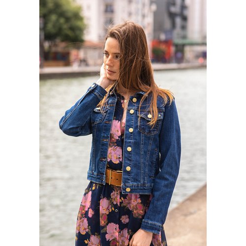 Jolie denim jacket denim La Petite Etoile La Redoute