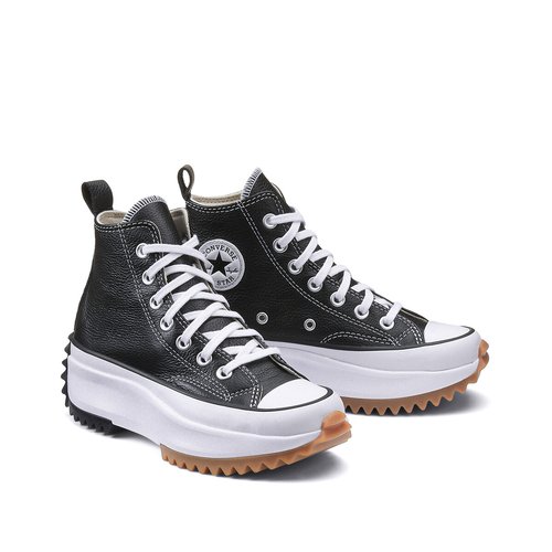 Run star hike platform canvas high top trainers black Converse La Redoute