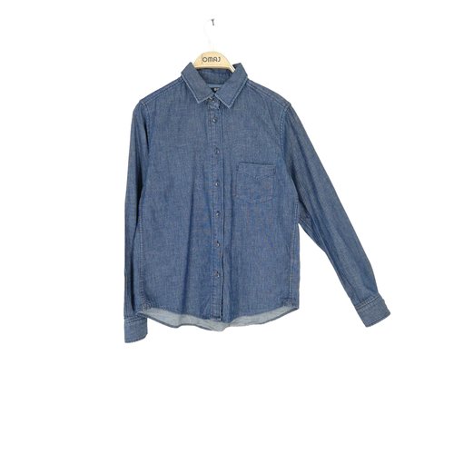 Chemise tres bon etat bleu Uniqlo La Redoute