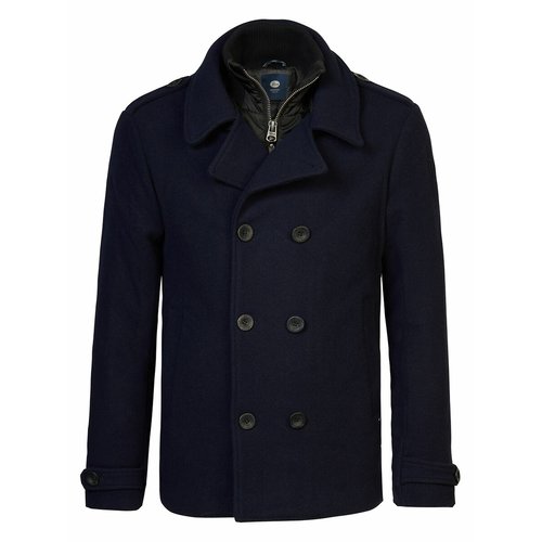 Chaqueta caban con vuelta Petrol Industries La Redoute
