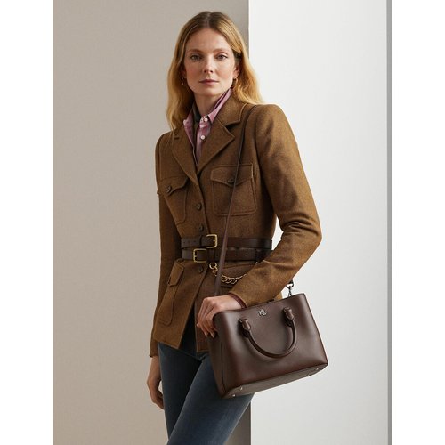 Leather marcy satchel on sale