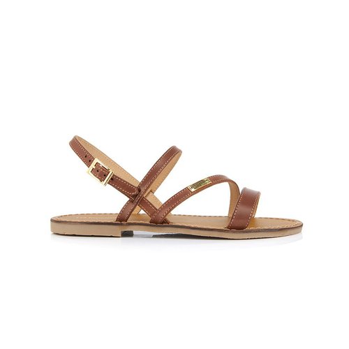 Sandales cuir marron new arrivals