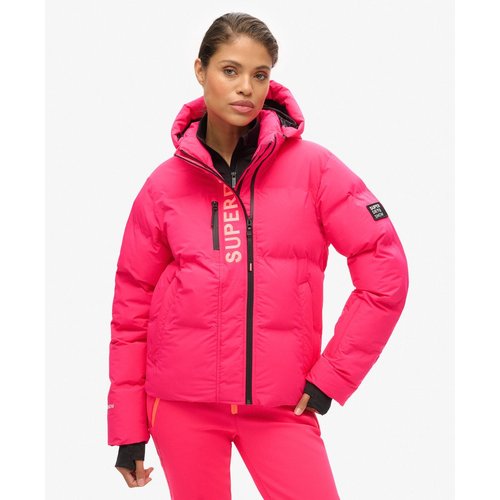 Doudoune de ski droite a capuche Superdry La Redoute