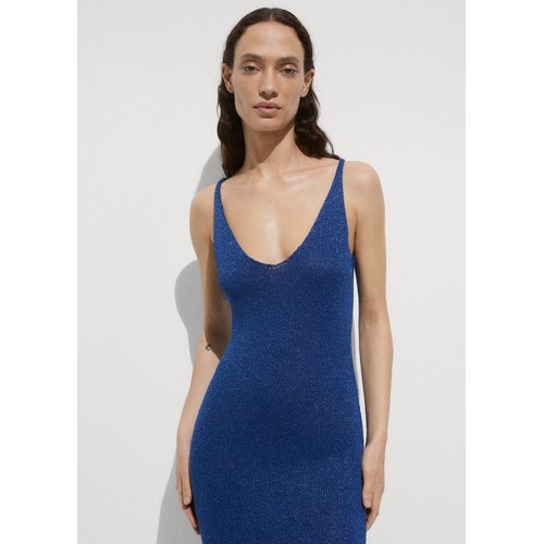 Mango robe bleu cheap