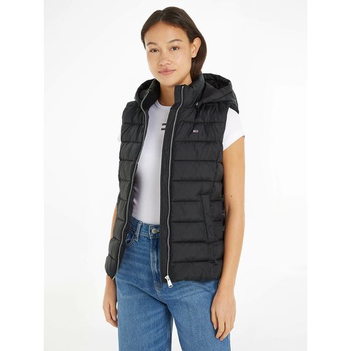 Doudoune sans manches a capuche Tommy Jeans noir La Redoute