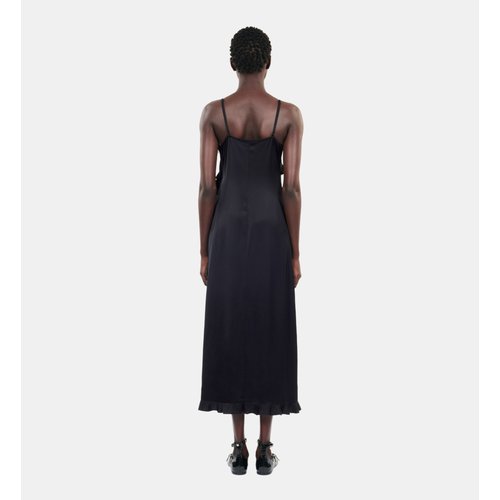 Robe nuisette longue a fines bretelles black The Kooples La Redoute