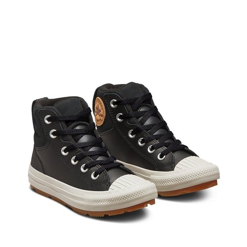 Kids chuck taylor berkshire boot seasonal leather trainers black Converse La Redoute