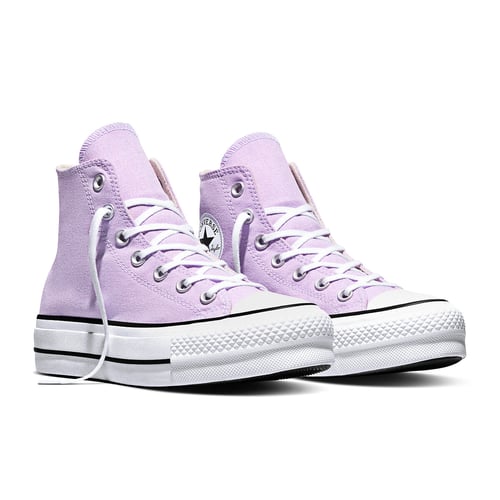 Chuck taylor all star lift hi seasonal colour trainers, lavender