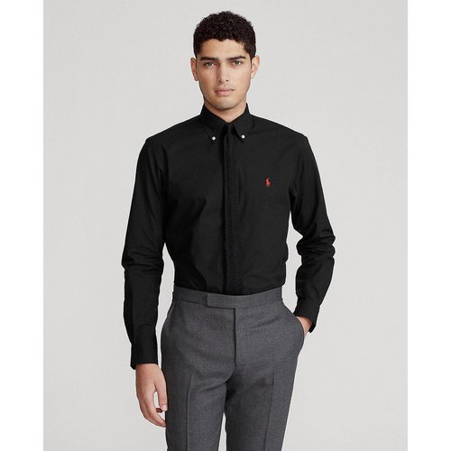 Chemise slim en popeline stretch Polo Ralph Lauren noir La Redoute
