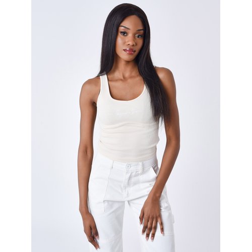 Top a bretelle large