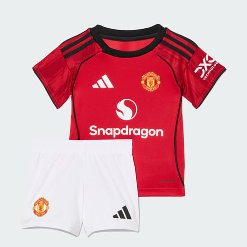 Robe De Chambre Officielle Manchester United - Polaire Bébé | Capuche, Blason Brodé | Cadeau Fan MUFC