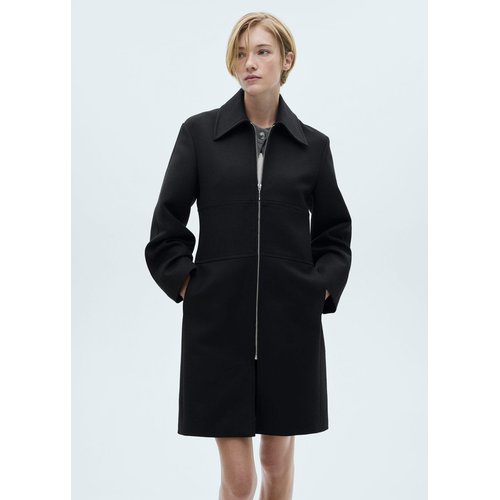 Manteau droit fermeture Eclair