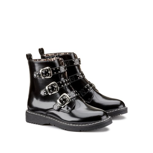 Bottines zippees esprit rock