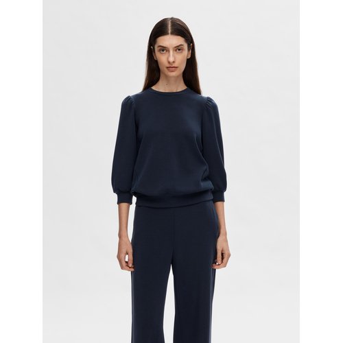 Sweat shirt manches bouffantes Selected Femme La Redoute