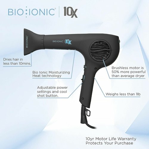 Bionic 10x hair dryer clearance