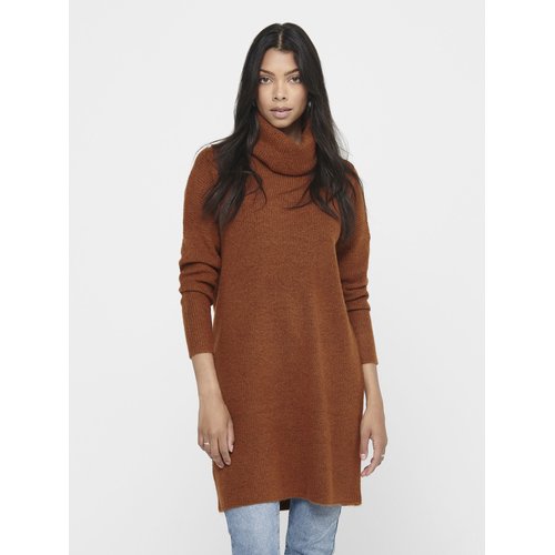 Robe pull col roule grosse maille Only La Redoute