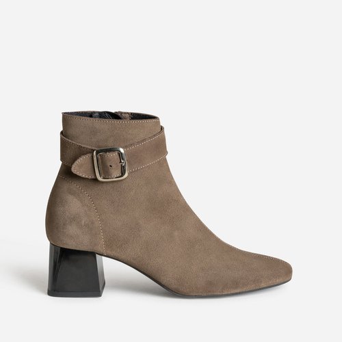 Boots a talon soleo gris Eram La Redoute