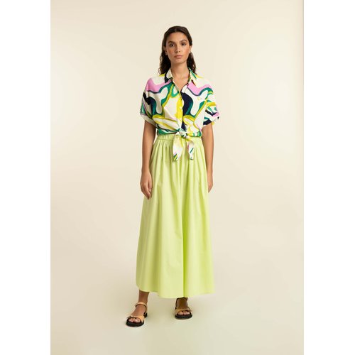 Jupes en coton kristina vert citron Frnch La Redoute