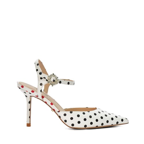 Escarpin a pois best sale