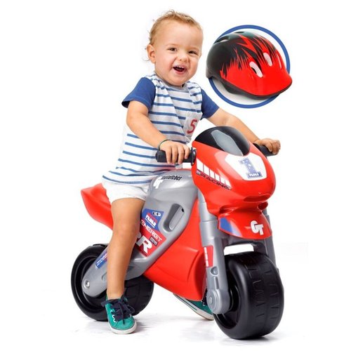 Feber porteur moto 2 racing red casque Feber La Redoute