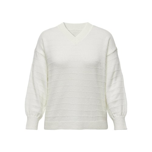 White balloon sleeve jumper on sale