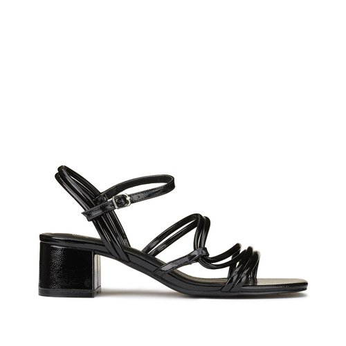 Block heel sandals black La Redoute Collections La Redoute