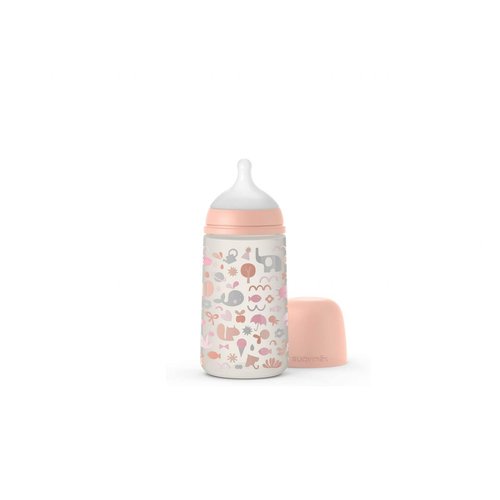 Biberon anti colique 270 ml memories rose corail rose corail Suavinex La Redoute