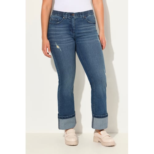 Ulla Popken Mary Jeans Femme Grande Taille - Jean Confortable Coupe Large