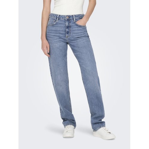 Jean slim onlstormy taille haute slim fit jeans light blue denim Only La Redoute