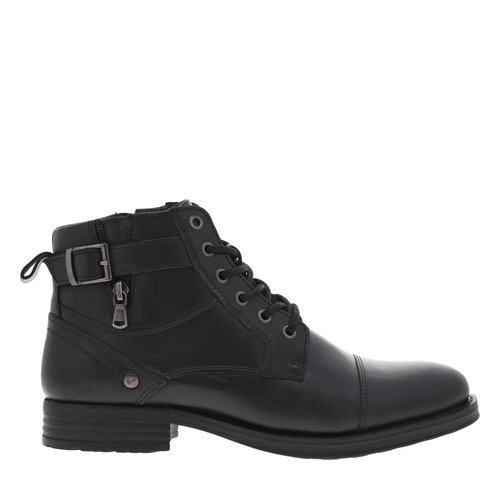 Bottines cuir noir Kaporal La Redoute