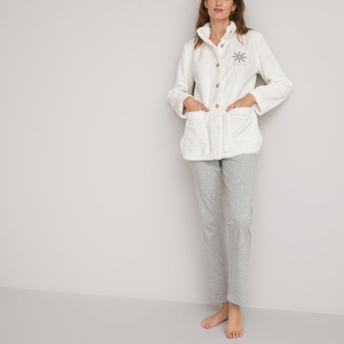 Fleece pyjama top womens hot sale