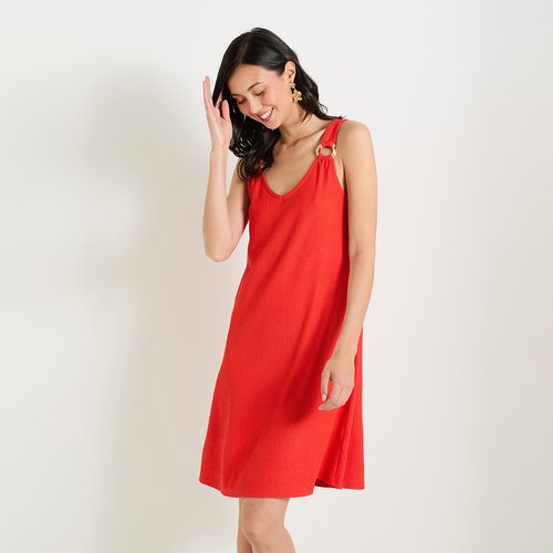 Robe unie orange pavot Grain De Malice La Redoute