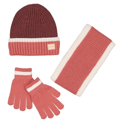 Pink hat and gloves cheap
