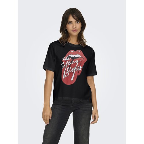 T-shirt con stampa 'Lo Squalo' a maniche corte - NERO - Taglie forti - Uomo - 16.00
