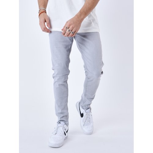 Jean slim gris clair shop