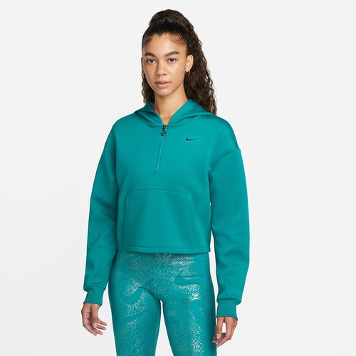Logo print hoodie peacock blue Nike La Redoute