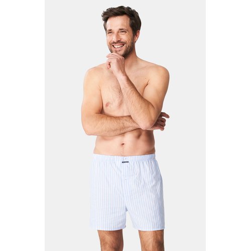 Calecon classique en coton douces rayures bleu Arthur La Redoute