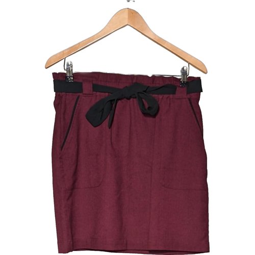 Jupe courte rouge camaieu clearance