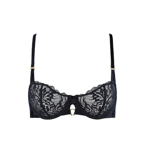 Soutien-gorge Aubade Passion Nocturne - Corbeille Noir Et Doré 85B | FH14 Neuf Avec étiquettes