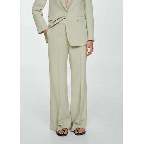 Pantalon costume lyocell vert pastel Mango La Redoute
