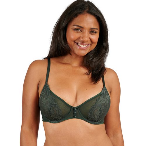 Sujetador envolvente lyse verde Miss Sans Complexe La Redoute