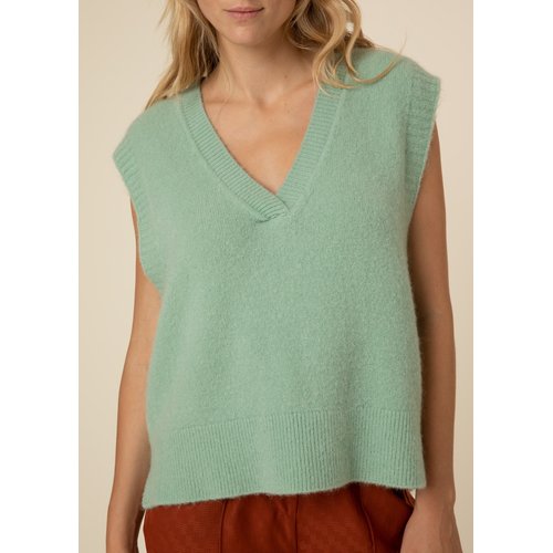 Pull vert pistache hotsell