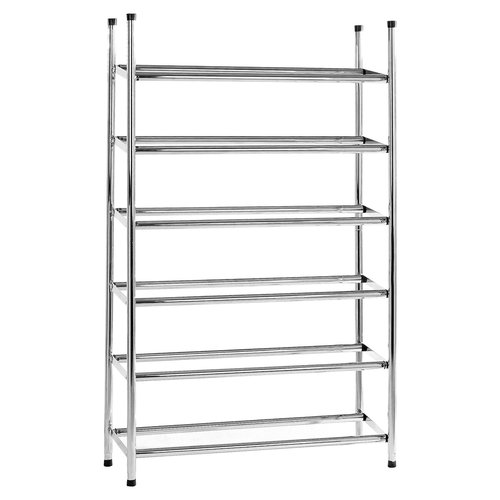 6 tier shoe rack silver coloured So home La Redoute