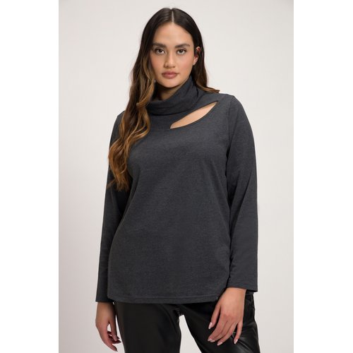 T shirt decoupe classic col montant Ulla Popken La Redoute