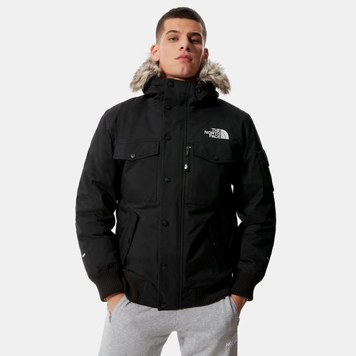 Gotham warm hooded jacket with faux fur trim black The North Face La Redoute