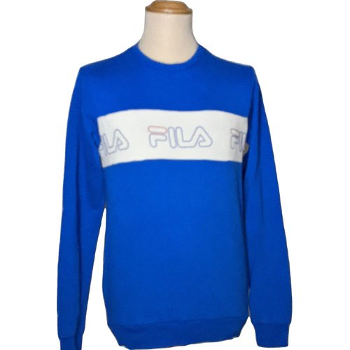 Pull tres bon etat bleu Fila La Redoute