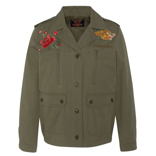Veste army brodee kaki Schott La Redoute
