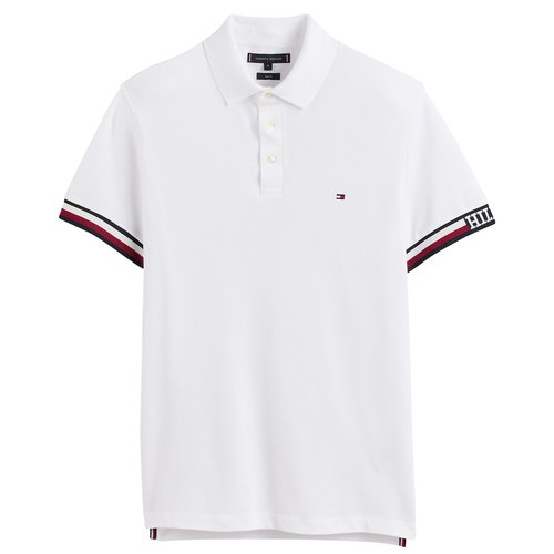 Cotton polo shirt with logo embroidery Tommy Hilfiger La Redoute