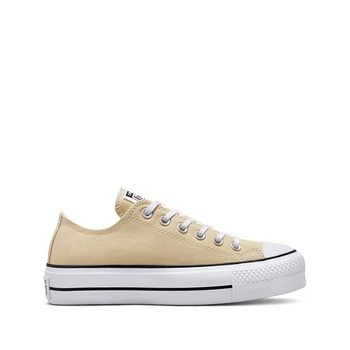 All star lift ox seasonal colour canvas trainers beige Converse La Redoute