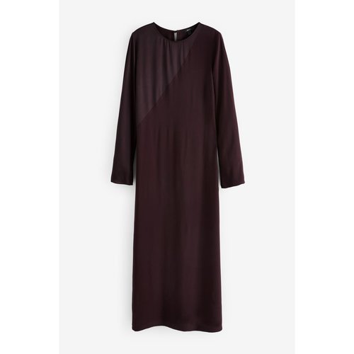 Robe empire mi longue a manches longues Next La Redoute
